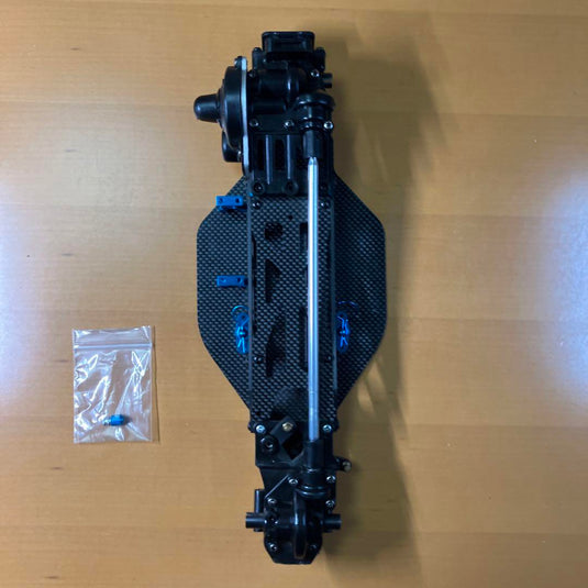 Used Tamiya DF-03 Carbon Conversion Chassis with Spare Gearbox