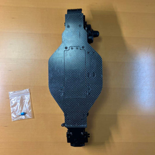 Used Tamiya DF-03 Carbon Conversion Chassis with Spare Gearbox