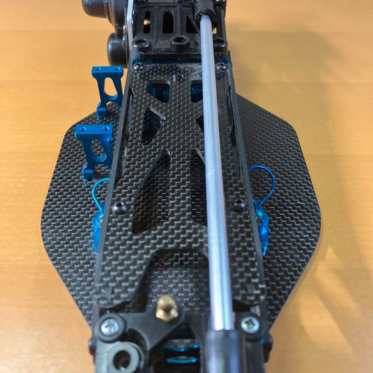 Used Tamiya DF-03 Carbon Conversion Chassis with Spare Gearbox