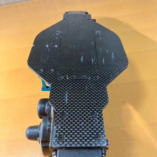 Used Tamiya DF-03 Carbon Conversion Chassis with Spare Gearbox