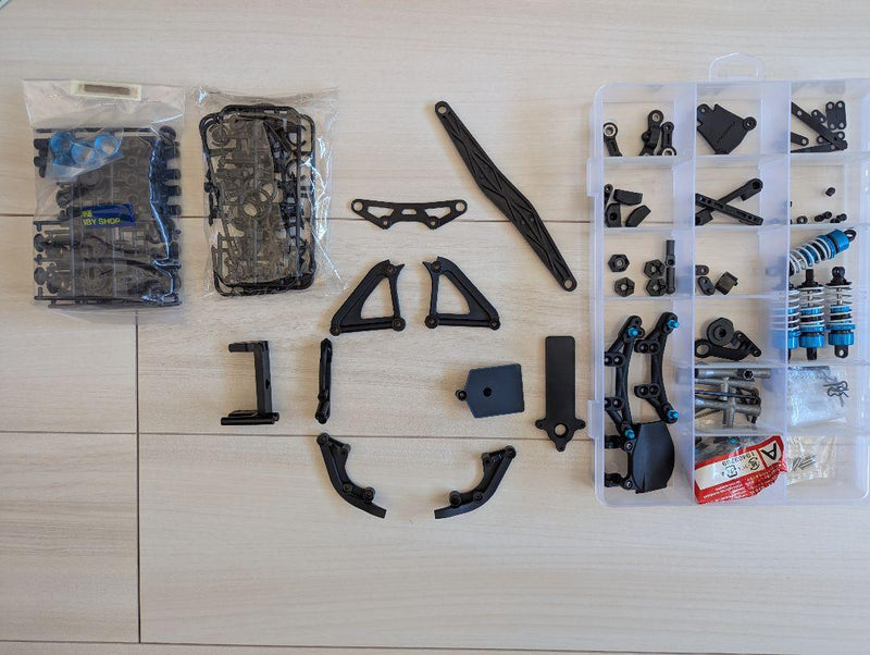 Load image into Gallery viewer, Used Tamiya TA07 Assembled Unused with New Electronics and Many Option Parts