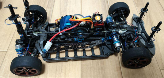 Used Tamiya TA05 IFS Chassis with G-Force Motor & Blazer DSSS 2.4GHz Radio