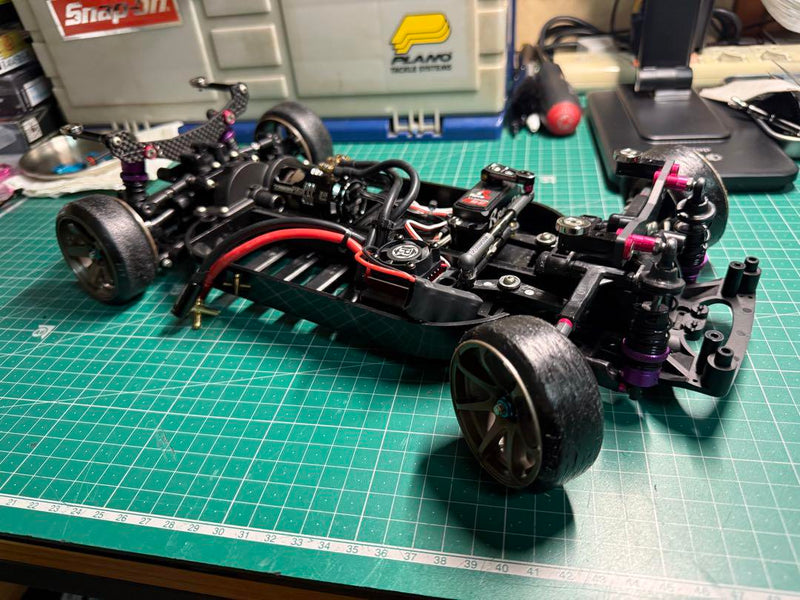 Chargez l'image dans la visionneuse de la galerie, Used Tamiya TT-01 2WD Drift Conversion with S14 Silvia Body Assembled