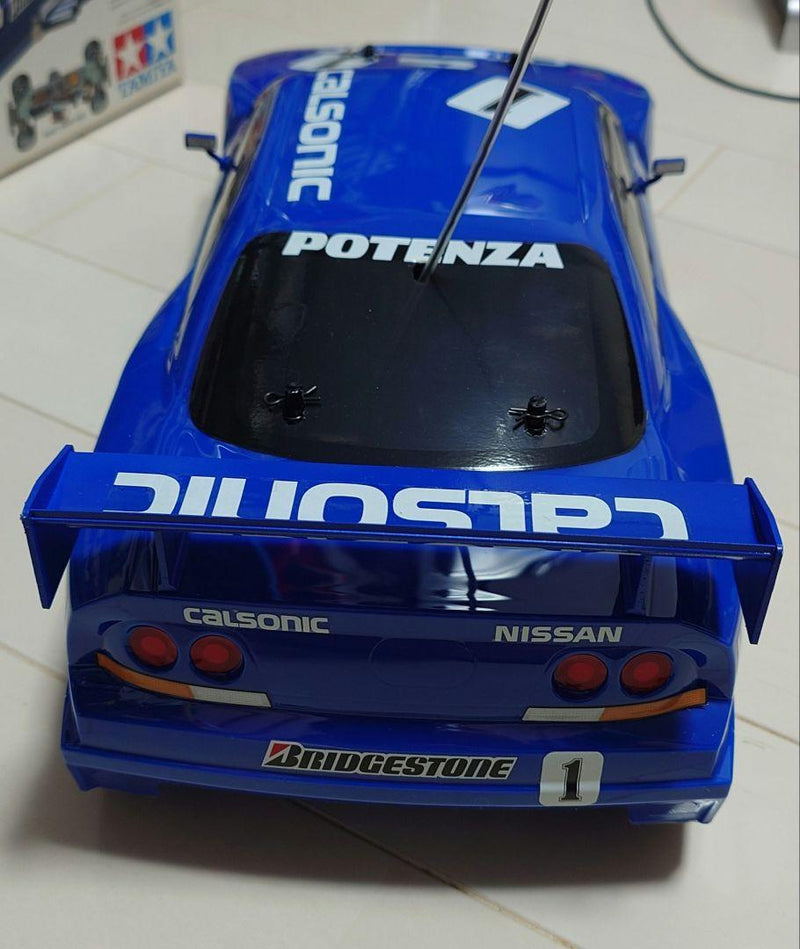 Load image into Gallery viewer, Used Tamiya Calsonic Skyline GT-R TL-01 Chassis RC Car Body Only