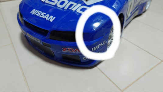 Used Tamiya Calsonic Skyline GT-R TL-01 Chassis RC Car Body Only