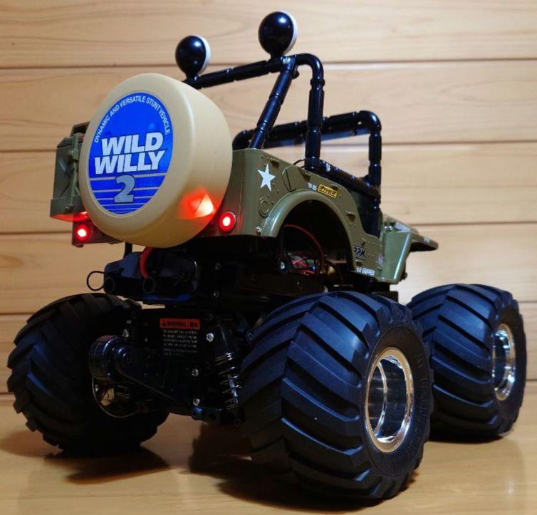 Chargez l'image dans la visionneuse de la galerie, Used Tamiya XB Wild Willy 2 Buffalo Custom with LED Lights Full Set Unused