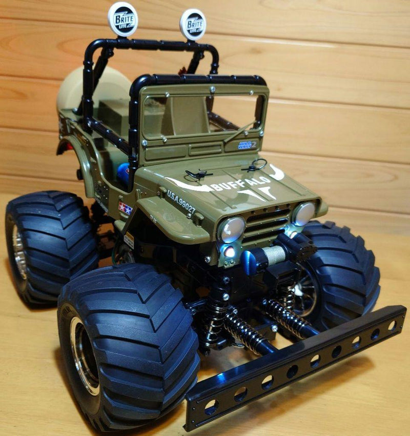 Chargez l'image dans la visionneuse de la galerie, Used Tamiya XB Wild Willy 2 Buffalo Custom with LED Lights Full Set Unused