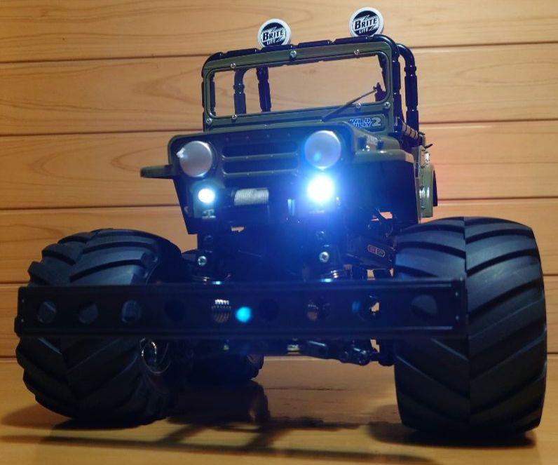 Chargez l'image dans la visionneuse de la galerie, Used Tamiya XB Wild Willy 2 Buffalo Custom with LED Lights Full Set Unused