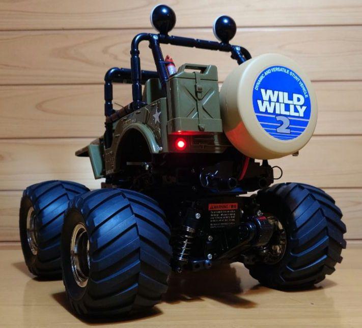 Chargez l'image dans la visionneuse de la galerie, Used Tamiya XB Wild Willy 2 Buffalo Custom with LED Lights Full Set Unused
