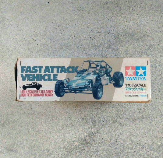 Used Tamiya Attack Buggy Vintage 1984 Unassembled Kit