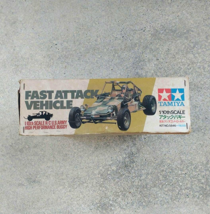Load image into Gallery viewer, Used Tamiya Attack Buggy Vintage 1984 Unassembled Kit