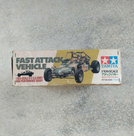 Used Tamiya Attack Buggy Vintage 1984 Unassembled Kit