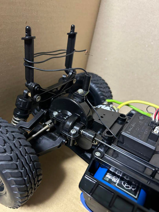 Used Tamiya Hummer M1025 1/12 RC Car with Futaba Transmitter Operation Confirmed