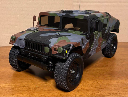 Used Tamiya Hummer M1025 1/12 RC Car with Futaba Transmitter Operation Confirmed