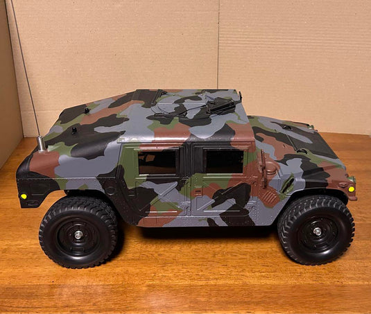 Used Tamiya Hummer M1025 1/12 RC Car with Futaba Transmitter Operation Confirmed