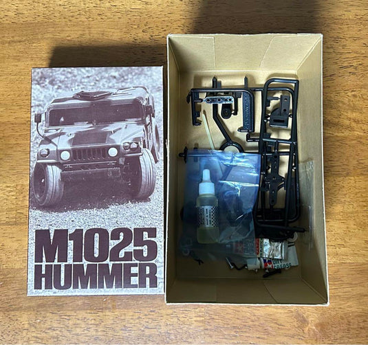 Used Tamiya Hummer M1025 1/12 RC Car with Futaba Transmitter Operation Confirmed