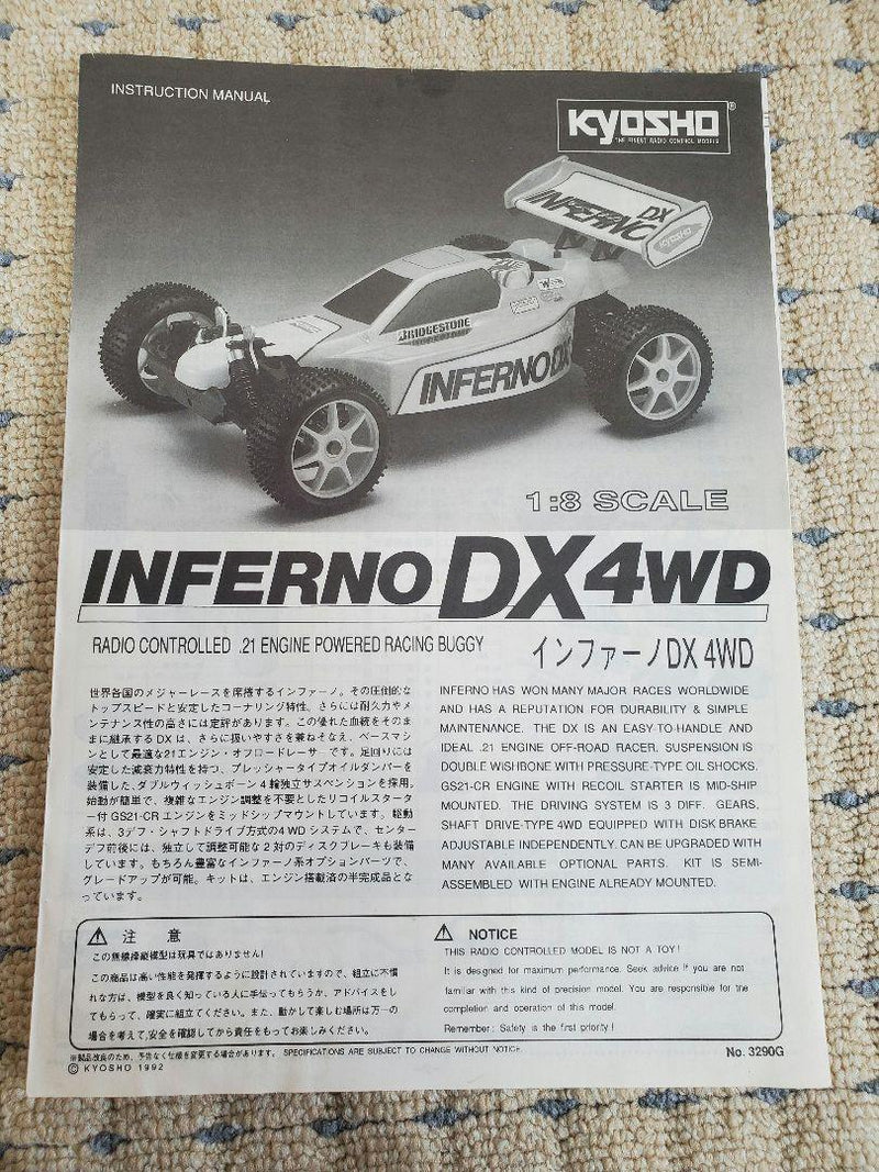Load image into Gallery viewer, Used Kyosho 1/8 Inferno DX 4WD Ready Set with Futaba Radio