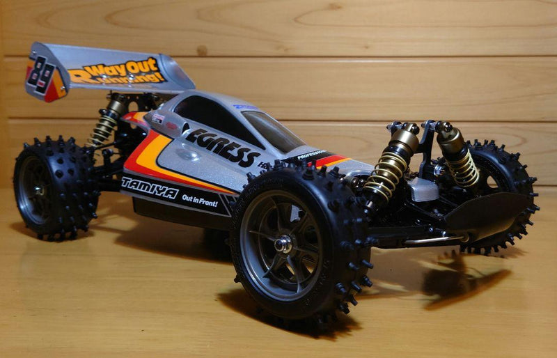 Load image into Gallery viewer, Used Tamiya Egress Black Edition Assembled RC Car w/ Normal Body & Sanwa Radio Set