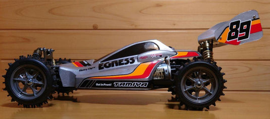 Used Tamiya Egress Black Edition Assembled RC Car w/ Normal Body & Sanwa Radio Set
