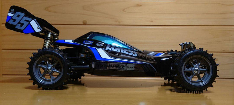 Load image into Gallery viewer, Used Tamiya Egress Black Edition Assembled RC Car w/ Normal Body & Sanwa Radio Set