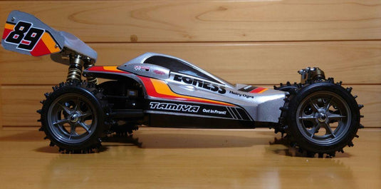 Used Tamiya Egress Black Edition Assembled RC Car w/ Normal Body & Sanwa Radio Set