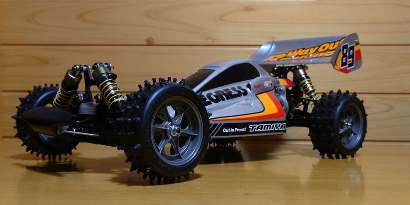 Load image into Gallery viewer, Used Tamiya Egress Black Edition Assembled RC Car w/ Normal Body & Sanwa Radio Set
