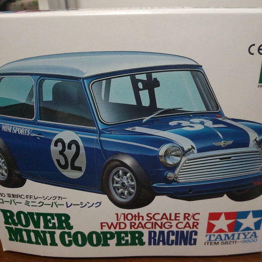 Used Tamiya 1/10 Mini Cooper Racing FWD RC Car Kit Unused