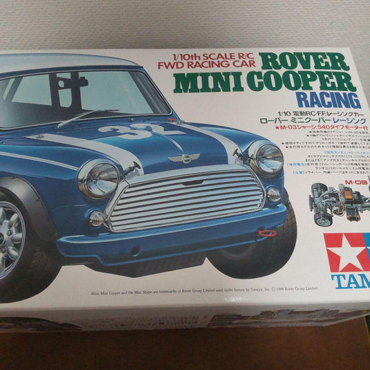 Used Tamiya 1/10 Mini Cooper Racing FWD RC Car Kit Unused