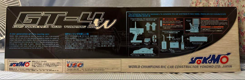 Carica immagine in Galleria Viewer, YOKOMO GT-4W 1/10 4WD GP Touring Car Chassis Kit Engine-less New - Used