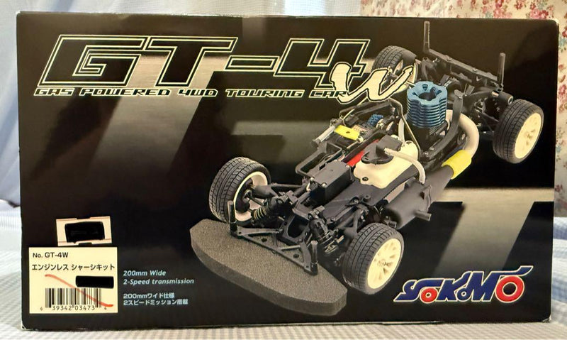 Carica immagine in Galleria Viewer, YOKOMO GT-4W 1/10 4WD GP Touring Car Chassis Kit Engine-less New - Used