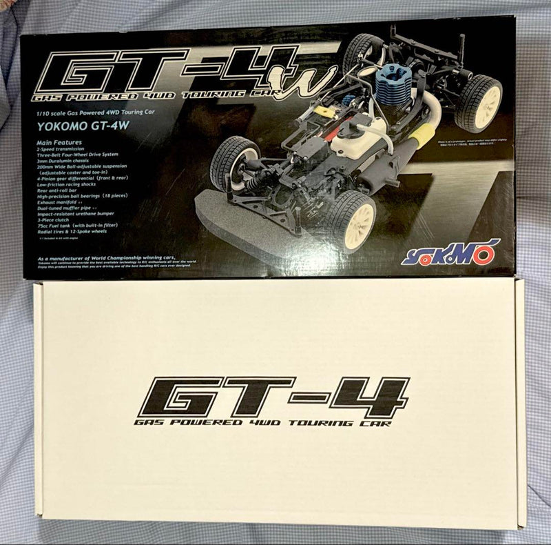 Carica immagine in Galleria Viewer, YOKOMO GT-4W 1/10 4WD GP Touring Car Chassis Kit Engine-less New - Used