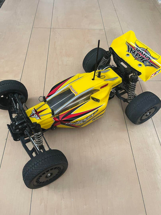 Used Tamiya DF-03 Dark Impact with Optional Parts & Futaba MX-V Radio