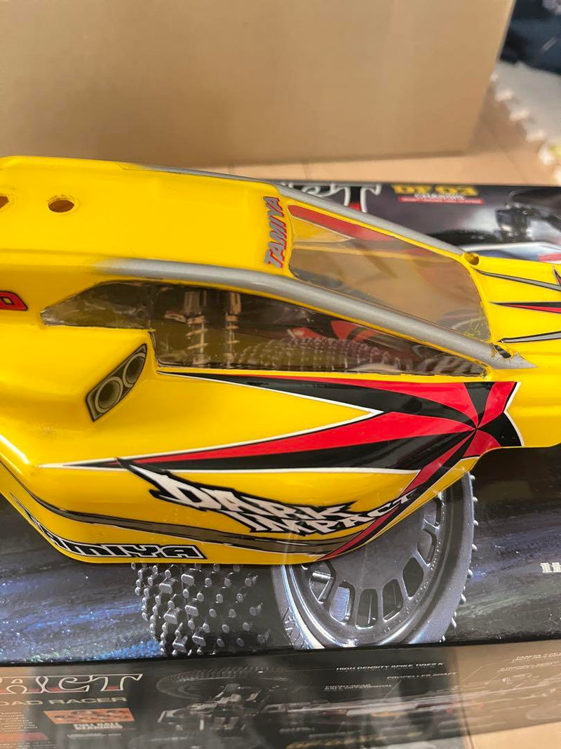 Load image into Gallery viewer, Used Tamiya DF-03 Dark Impact with Optional Parts & Futaba MX-V Radio