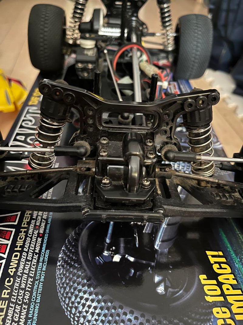 Load image into Gallery viewer, Used Tamiya DF-03 Dark Impact with Optional Parts & Futaba MX-V Radio