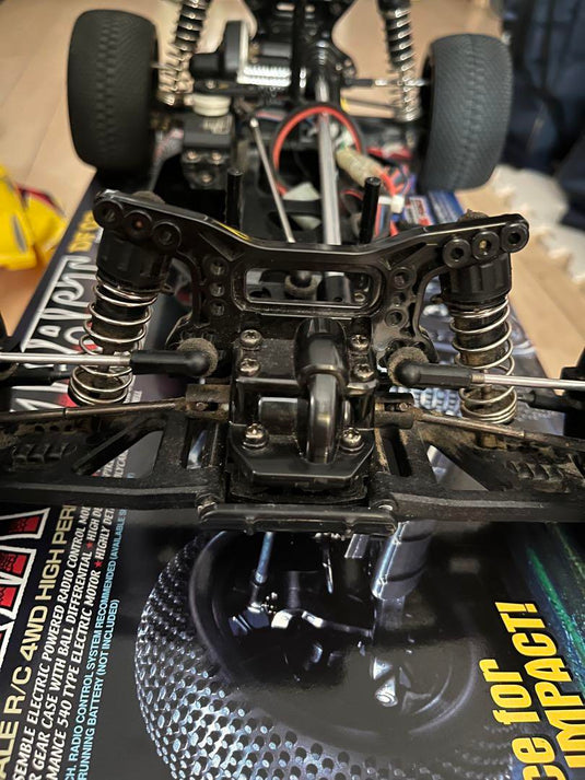 Used Tamiya DF-03 Dark Impact with Optional Parts & Futaba MX-V Radio