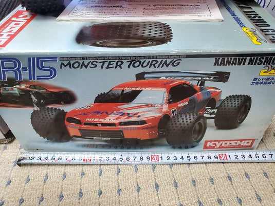 Used Kyosho 1/10 Xanavi Nismo GTR 4WD Engine RC Car Assembled