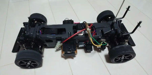 Used Tamiya Pennzoil Nismo GT-R TL-01 Chassis RC Car Body Only
