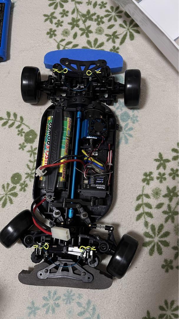 Chargez l'image dans la visionneuse de la galerie, Used Tamiya TT-01D Type-E Drift RC Full Set with Futaba Radio & FC3S Body