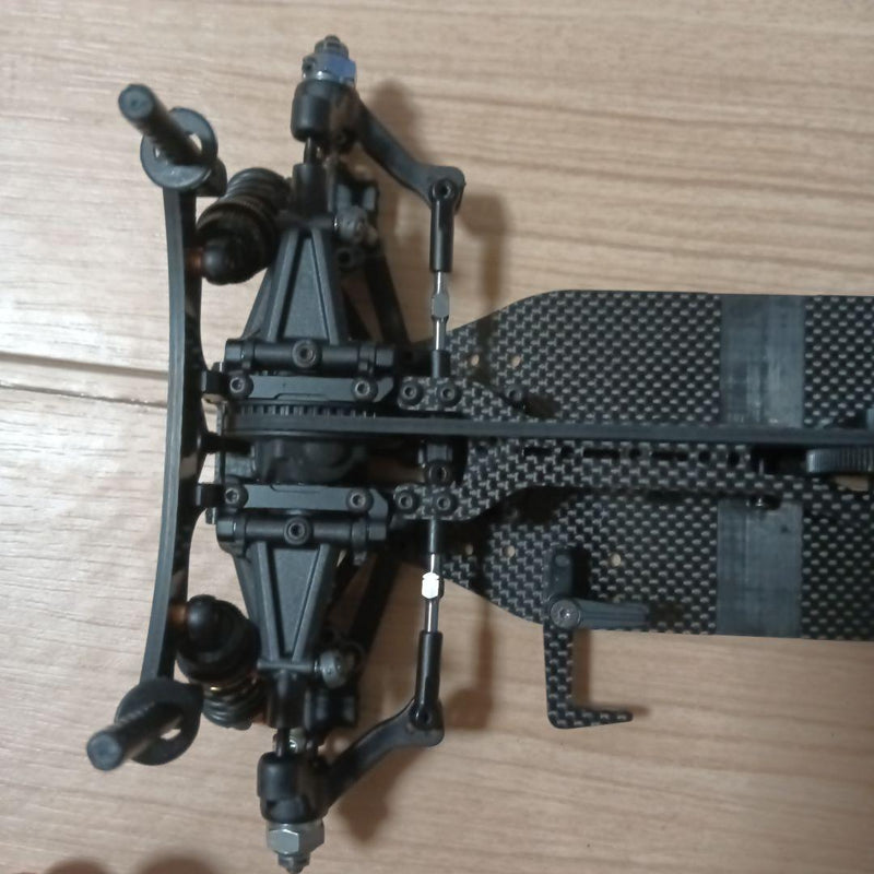 Load image into Gallery viewer, Used Serpent X20 MID Carbon Chassis Used with Many Spare Parts