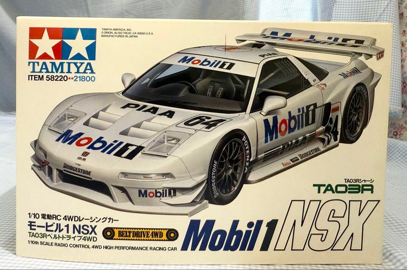 Chargez l'image dans la visionneuse de la galerie, Used Tamiya Mobil 1 NSX TA03R Belt Drive 4WD Limited SP Unassembled Kit