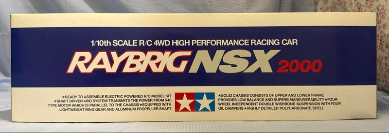 Load image into Gallery viewer, Used Tamiya 1/10 Raybrig NSX 2000 TB-01 Chassis Unassembled Kit