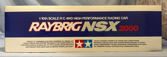Used Tamiya 1/10 Raybrig NSX 2000 TB-01 Chassis Unassembled Kit