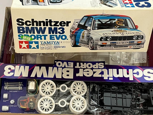 Used Tamiya 1/10 Schnitzer BMW M3 Sport Evo. TA01 Kit Unassembled Vintage 1992