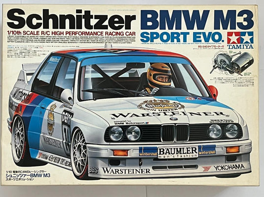 Used Tamiya 1/10 Schnitzer BMW M3 Sport Evo. TA01 Kit Unassembled Vintage 1992