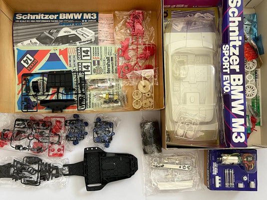 Used Tamiya 1/10 Schnitzer BMW M3 Sport Evo. TA01 Kit Unassembled Vintage 1992