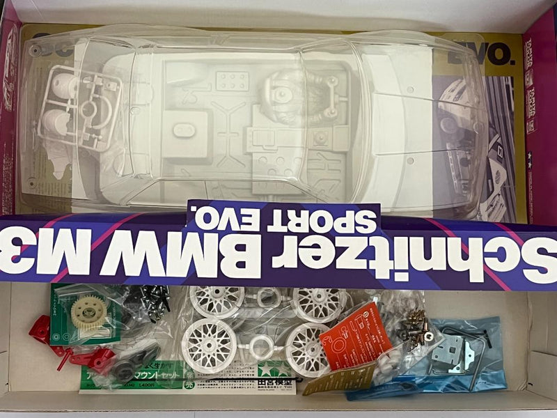 Load image into Gallery viewer, Used Tamiya 1/10 Schnitzer BMW M3 Sport Evo. TA01 Kit Unassembled Vintage 1992