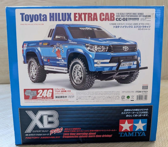 Used Tamiya Hilux Extra Cab CC-01 XB with LED Full Set Lightly Used Indoor