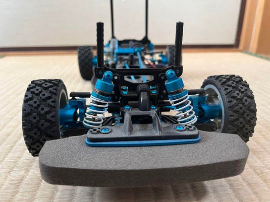 Used Tamiya 1/10RC DF-03 Dark Impact with Blue Aluminum Parts