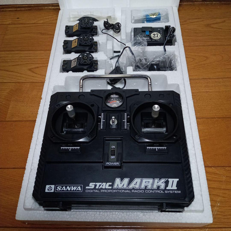 Load image into Gallery viewer, Used Sanwa STAC MARK2 4B 4-Channel 3-Servo Radio Control System Unused in Box