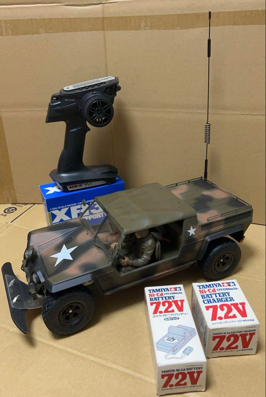Used Tamiya Combat Buggy Re-release Assembled Set with Sanwa Electronics
